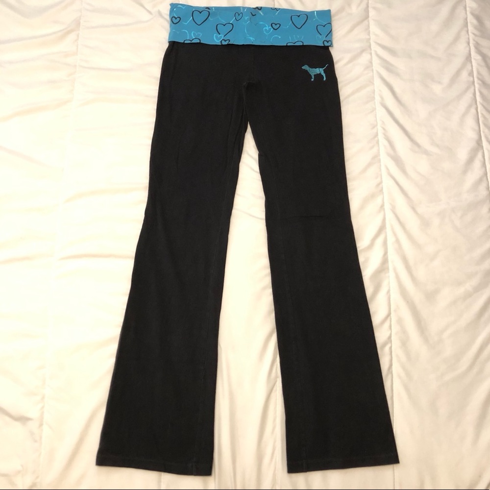 Victoria’s Secret PINK Foldover Yoga Pants Small
